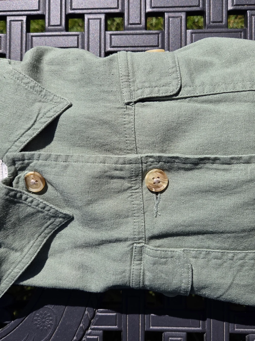 Lucky Brand Moss Green Utility Jacket with Button Front - Picture 14 of 16
